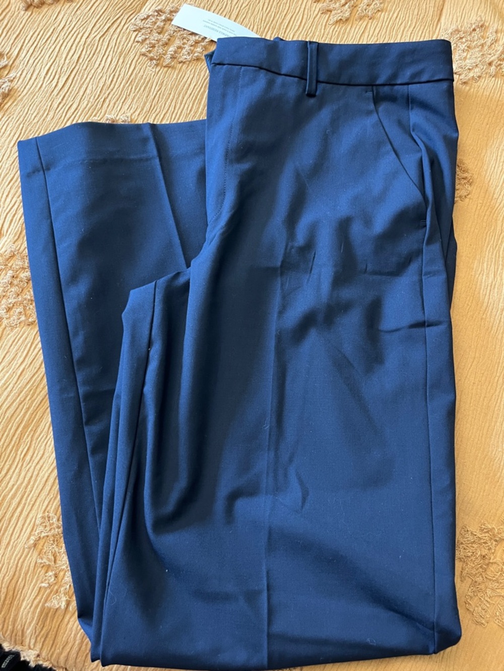BANANA REPUBLIC NWT Navy Sculpted Straight Pants size 10